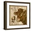 Vache Rousse-Clauva-Framed Art Print