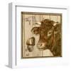 Vache Rousse-Clauva-Framed Art Print