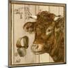Vache Rousse-Clauva-Mounted Art Print