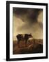 Vaches, moutons et berger-Paulus Potter-Framed Giclee Print