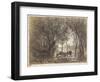 Vaches Sous Bois, 1862-Charles Francois Daubigny-Framed Giclee Print