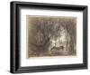 Vaches Sous Bois, 1862-Charles Francois Daubigny-Framed Giclee Print