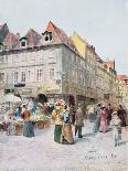 View of the North East Side of the Staromestsky Rynk in 1896, from 'Stara Praha'-Vaclav Jansa-Giclee Print