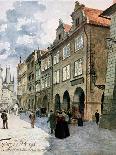 Maiselova Ulice, Prague, Illustration from 'stara Praha-Vaclav Jansa-Giclee Print