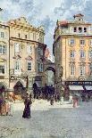 View of the North East Side of the Staromestsky Rynk in 1896, from 'Stara Praha'-Vaclav Jansa-Giclee Print