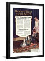 Vacuum Cleaners Hoovers Hamilton Beach Appliances, USA, 1920-null-Framed Giclee Print