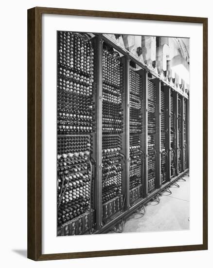 Vacuum Tubes of Eniac-null-Framed Photographic Print