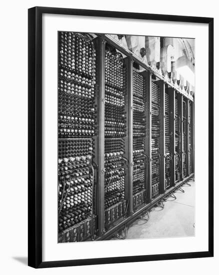 Vacuum Tubes of Eniac-null-Framed Photographic Print