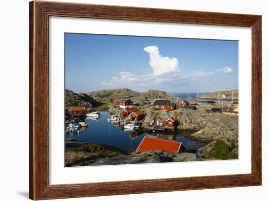 Vaderoarna (The Weather Islands) Archipelago, Bohuslan Region, West Coast, Sweden-Yadid Levy-Framed Photographic Print