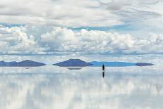 River with Tree Reflected in the Delta of the Volga River, Russia-Vadim Petrakov-Photographic Print