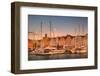 Vagen Harbor and Strandkaien at Dusk-Jon Hicks-Framed Photographic Print