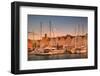 Vagen Harbor and Strandkaien at Dusk-Jon Hicks-Framed Photographic Print