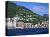 Vagen Harbour, Bergen, Norway-Gavin Hellier-Stretched Canvas