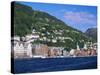 Vagen Harbour, Bergen, Norway-Gavin Hellier-Stretched Canvas