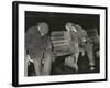 Vagrants Asleep on Bench on Thames Embankment, London-Peter Higginbotham-Framed Photographic Print