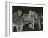 Vagrants Asleep on Bench on Thames Embankment, London-Peter Higginbotham-Framed Photographic Print