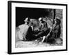 Vagrants Playing Cards in Railroad Car-null-Framed Photographic Print