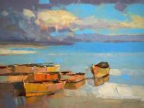 Fishing Boats-Vahe Yeremyan-Framed Art Print