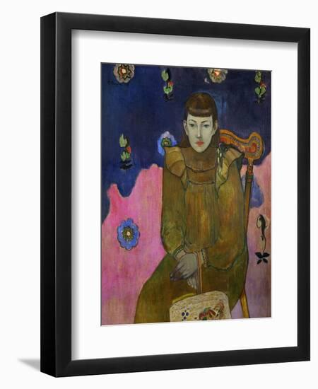 Vaiite (Jeanne) Goupil, Daughter of French Public Notary Auguste Goupil of Papeete, Tahiti-Paul Gauguin-Framed Giclee Print