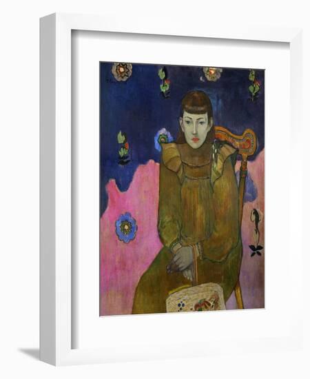 Vaiite (Jeanne) Goupil, Daughter of French Public Notary Auguste Goupil of Papeete, Tahiti-Paul Gauguin-Framed Giclee Print