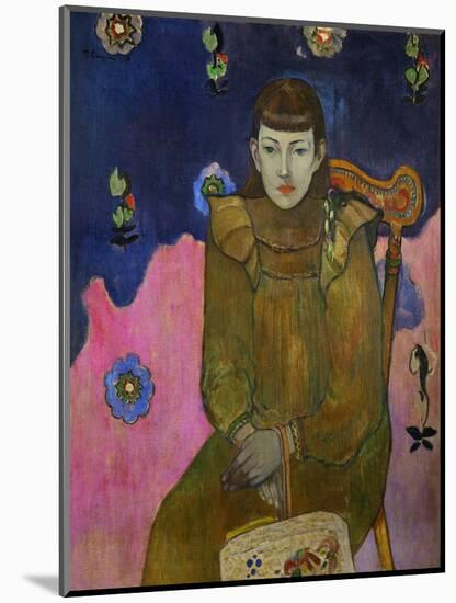 Vaiite (Jeanne) Goupil, Daughter of French Public Notary Auguste Goupil of Papeete, Tahiti-Paul Gauguin-Mounted Giclee Print