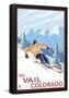 Vail, Co - Ski-null-Framed Poster