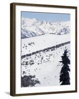 Vail Ski Resort and the Gore Mountains, Vail, Colorado, United States of America, North America-Kober Christian-Framed Photographic Print