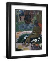 Vairaumati Tei Oa (Her Name Is Vairaumat), 1892-Paul Gauguin-Framed Giclee Print