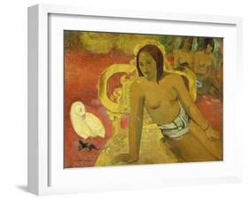 Vairumati, 1897-Paul Gauguin-Framed Giclee Print