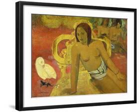 Vairumati, 1897-Paul Gauguin-Framed Giclee Print