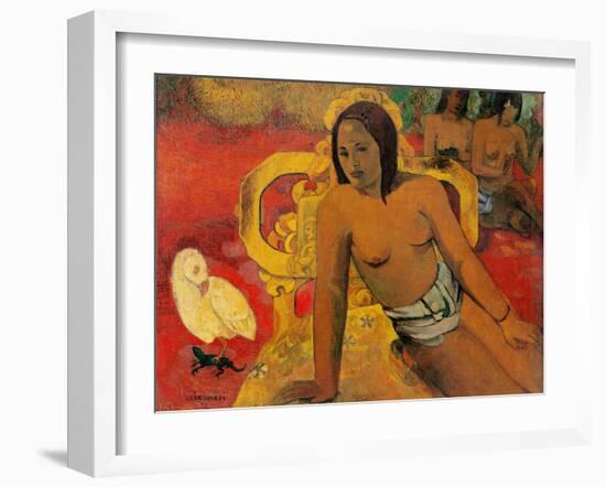 Vairumati-Paul Gauguin-Framed Art Print