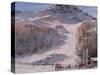 Val D'Isere, Morning Light - First Lessons-Bob Brown-Stretched Canvas