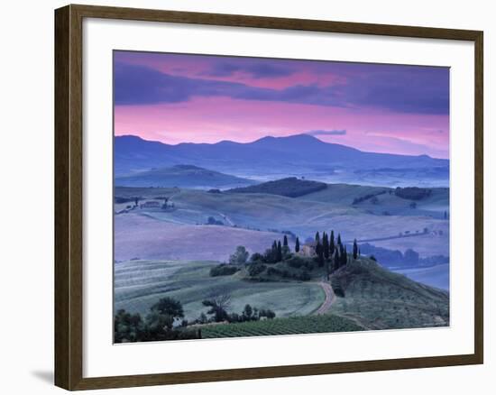 Val d'Orcia, Tuscany, Italy-Doug Pearson-Framed Photographic Print