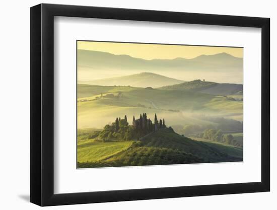 Val D'Orcia - Tuscany, Italy-ClickAlps-Framed Premium Photographic Print