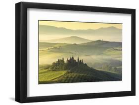 Val D'Orcia - Tuscany, Italy-ClickAlps-Framed Premium Photographic Print