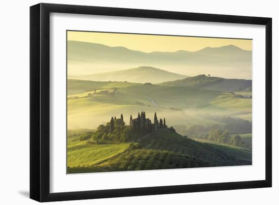 Val D'Orcia - Tuscany, Italy-ClickAlps-Framed Photographic Print