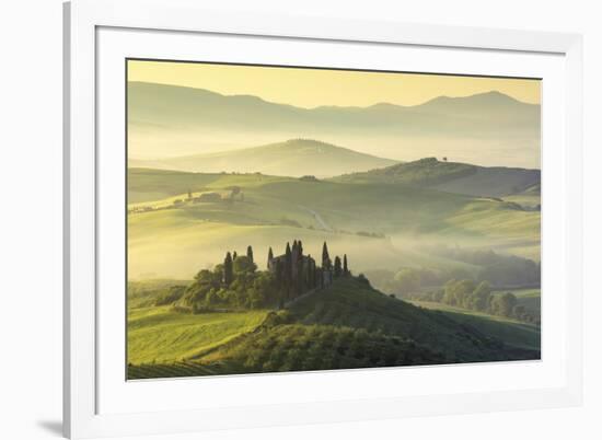 Val D'Orcia - Tuscany, Italy-ClickAlps-Framed Photographic Print