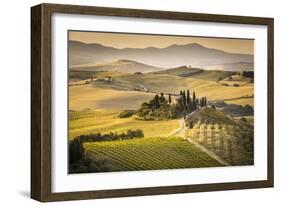 Val d'Orcia, Tuscany, Italy-ClickAlps-Framed Photographic Print