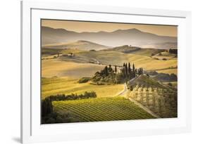 Val d'Orcia, Tuscany, Italy-ClickAlps-Framed Photographic Print