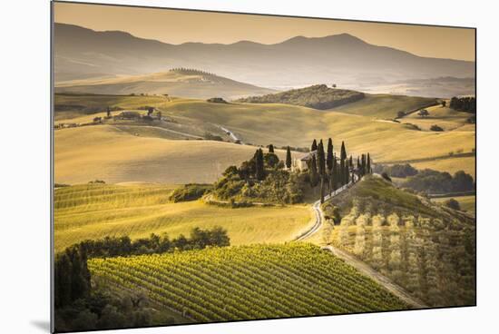 Val d'Orcia, Tuscany, Italy-ClickAlps-Mounted Photographic Print