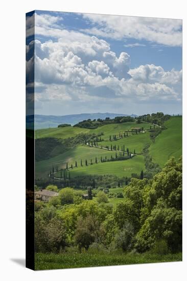 Val D'orcia View from Villa La Foce-Guido Cozzi-Stretched Canvas