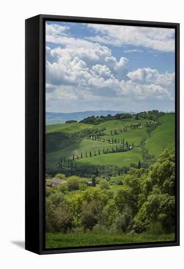 Val D'orcia View from Villa La Foce-Guido Cozzi-Framed Stretched Canvas