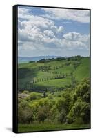 Val D'orcia View from Villa La Foce-Guido Cozzi-Framed Stretched Canvas