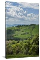 Val D'orcia View from Villa La Foce-Guido Cozzi-Stretched Canvas