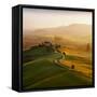 Val D'Orcia-Jarek Pawlak-Framed Stretched Canvas