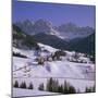 Val De Funes, St. Magdalena and Geisler Mountains, South Tirol, Trentino-Alto Adige, Italy-Hans Peter Merten-Mounted Photographic Print