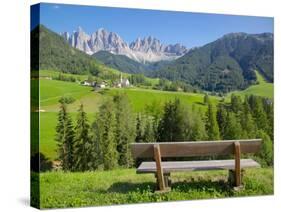 Val di Funes, Bolzano Province, Trentino-Alto Adige/South Tyrol, Italian Dolomites, Italy, Europe-Frank Fell-Stretched Canvas