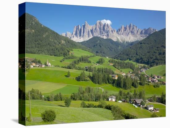 Val di Funes, Bolzano Province, Trentino-Alto Adige/South Tyrol, Italian Dolomites, Italy, Europe-Frank Fell-Stretched Canvas