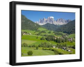 Val di Funes, Bolzano Province, Trentino-Alto Adige/South Tyrol, Italian Dolomites, Italy, Europe-Frank Fell-Framed Photographic Print