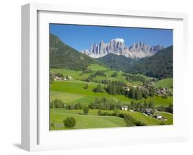 Val di Funes, Bolzano Province, Trentino-Alto Adige/South Tyrol, Italian Dolomites, Italy, Europe-Frank Fell-Framed Photographic Print